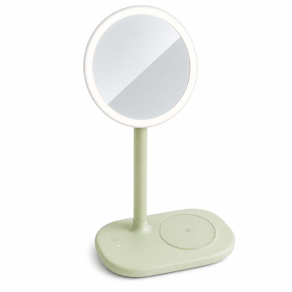 emoi H0065 wireless charging LED mirror desk lamp on white background